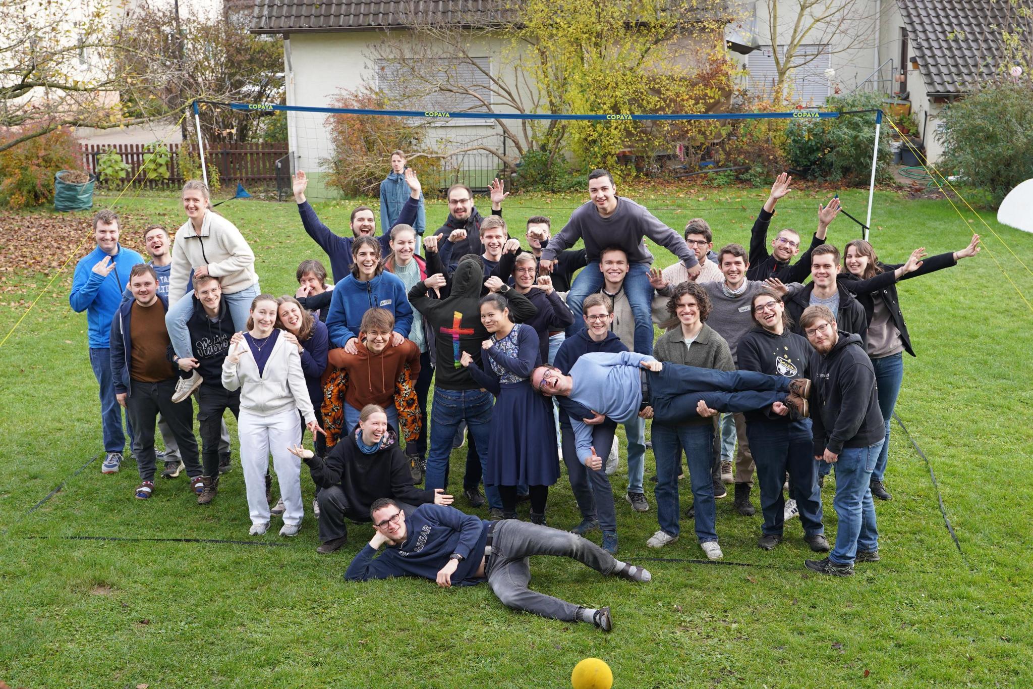 lustiges Gruppenfoto von der SAFT